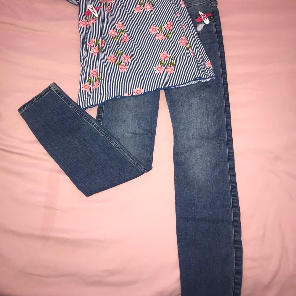 Girls Abercrombie kids jeans